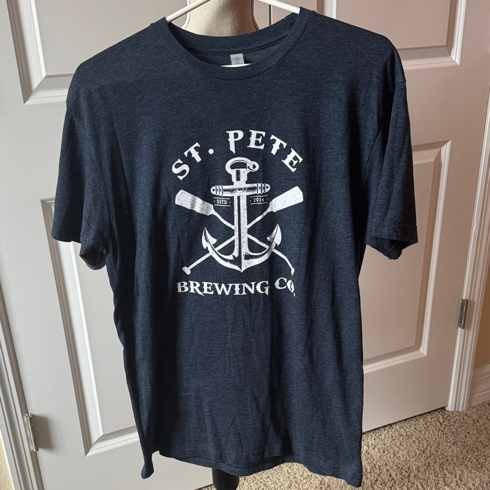 St. Pete Brewing Company Navy Blue Men's Shirt